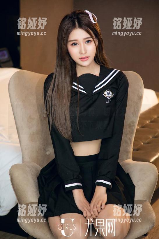 尤果网-蜜儿 尤果网 - 蜜儿的校服写真,明明无圣光,却让我停不下来看